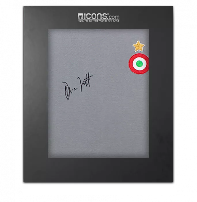 Dino Zoff Front Signed Juventus Retro Home Shirt In Deluxe Packaging