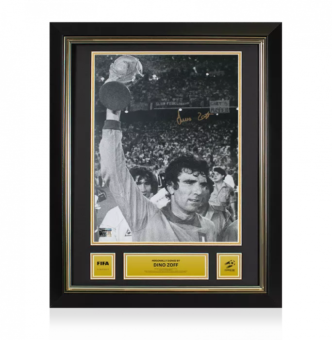 Dino Zoff Official 1982 FIFA World Cup™ Signed and Framed Italy Photo: 1982 Winner