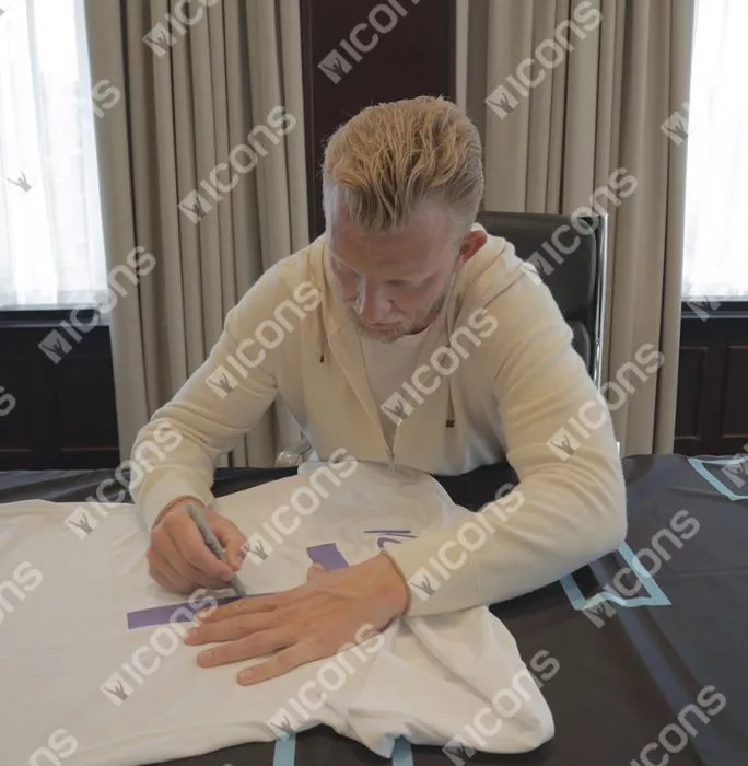 Dirk Kuyt Back Signed Netherlands 2006-07 Away Shirt