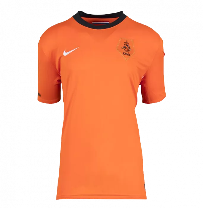 Dirk Kuyt Back Signed Netherlands 2010-11 Home Shirt In Classic Frame