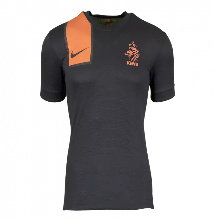 Dirk Kuyt Back Signed Netherlands 2012-13 Away Shirt