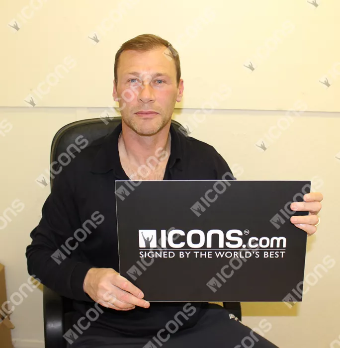 Duncan Ferguson Back Signed Everton 1995 FA Cup Final Shirt In Classic Frame