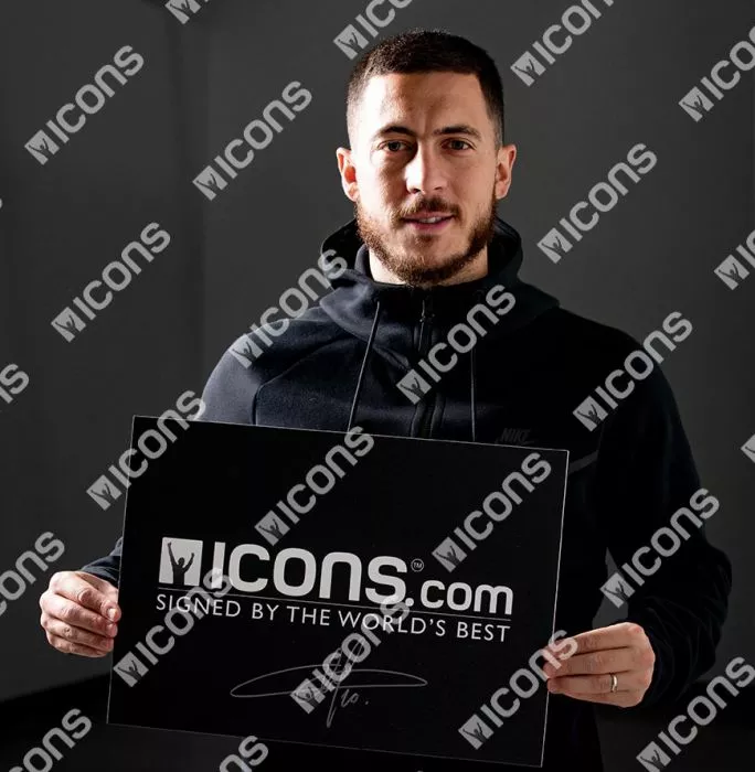 Eden Hazard Signed 2017-18 UEFA Champions League Football