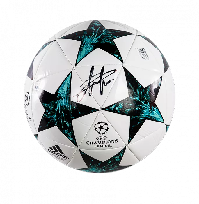 Eden Hazard Signed 2017-18 UEFA Champions League Football