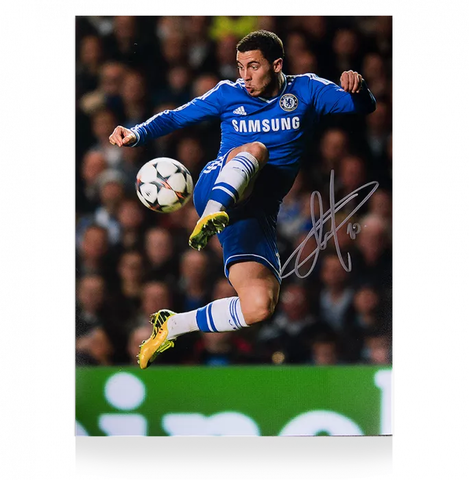 Eden Hazard Signed Chelsea Photo: Master of the Ball