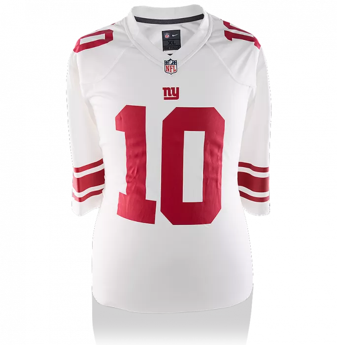Eli Manning Back Signed New York Giants Road Jersey