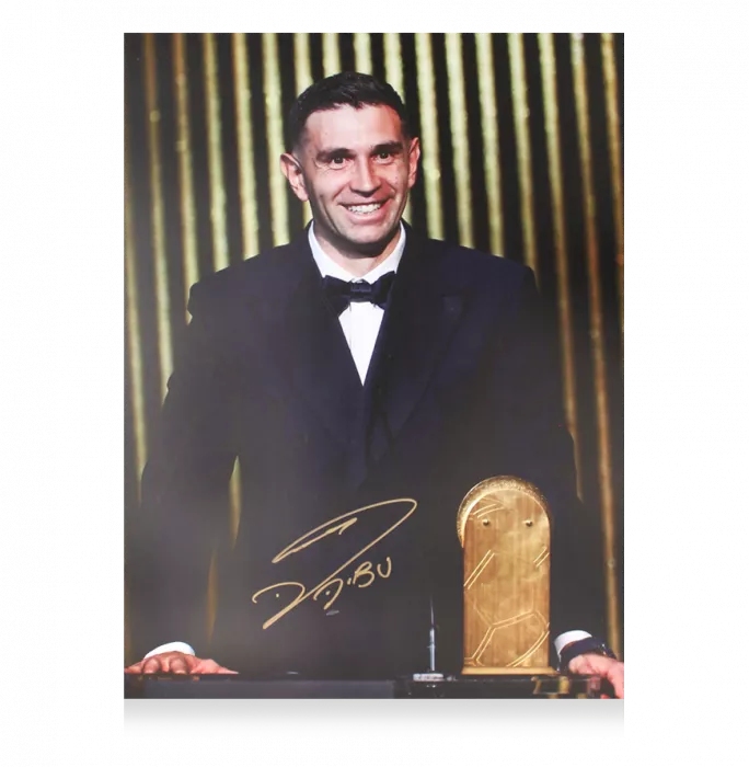 Emiliano Martinez Official Ballon D'Or™ Signed And Framed Photo: 2024 Yachine Trophy Winner