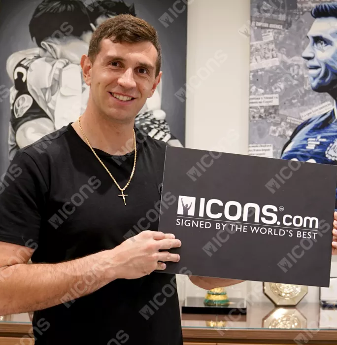 Emiliano Martinez Official Ballon D'Or™ Signed Plaque And Photo Frame: 2024 Yachine Trophy Winner