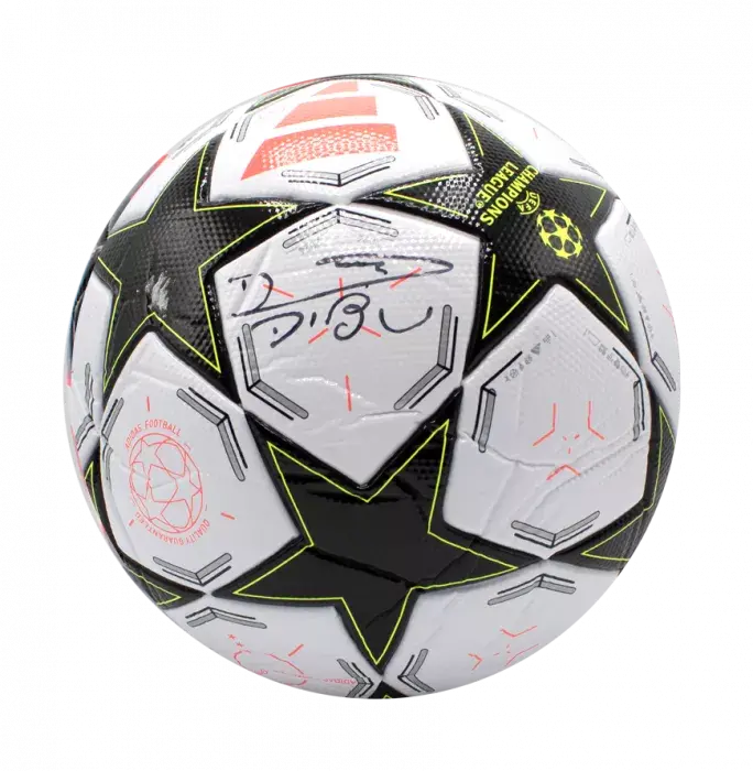 Emiliano Martinez Official UEFA Champions League Signed Football In Acrylic Case