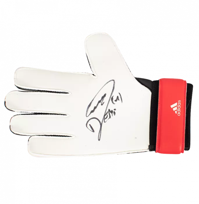 Emiliano Martinez Signed Adidas Glove Signed In Black