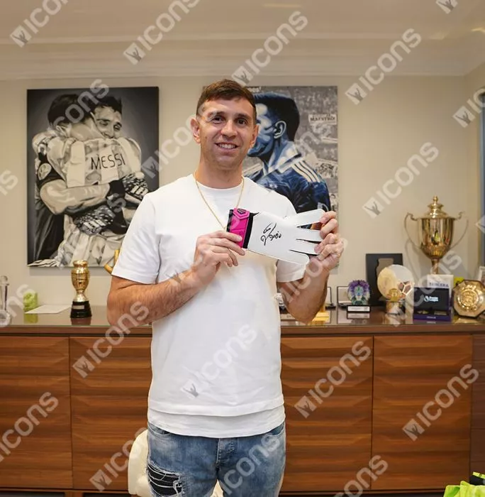 Emiliano Martinez Signed Adidas Goalkeeper Glove