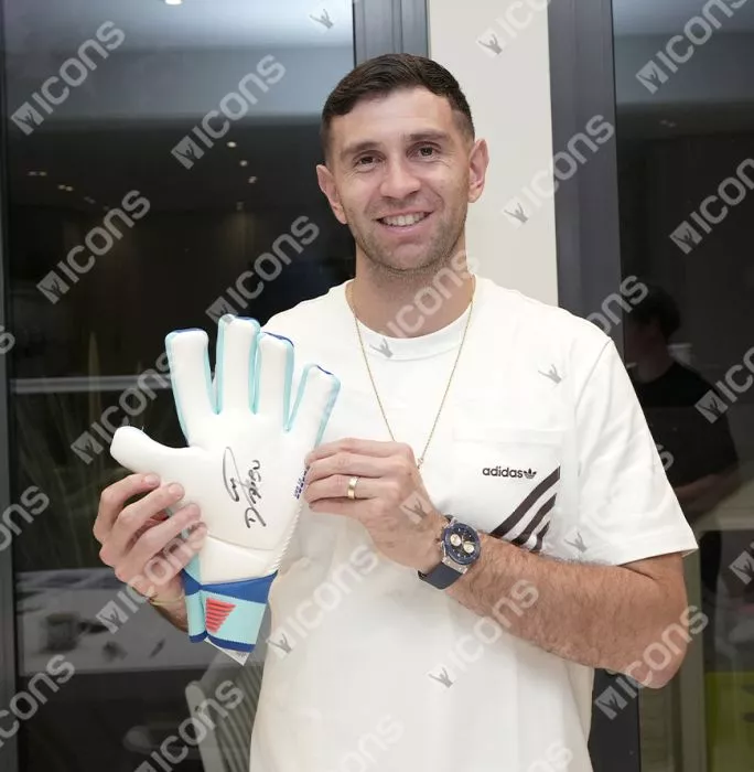 Emiliano Martinez Signed Adidas Predator Pro Fingersave Goalkeeper Glove