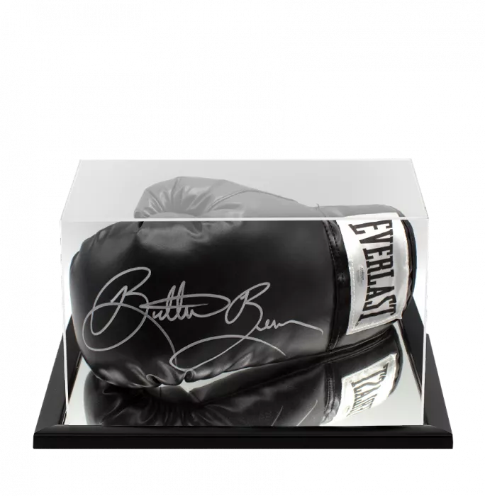 Eric 'Butterbean' Esch Signed Everlast Black Boxing Glove In Acrylic Case