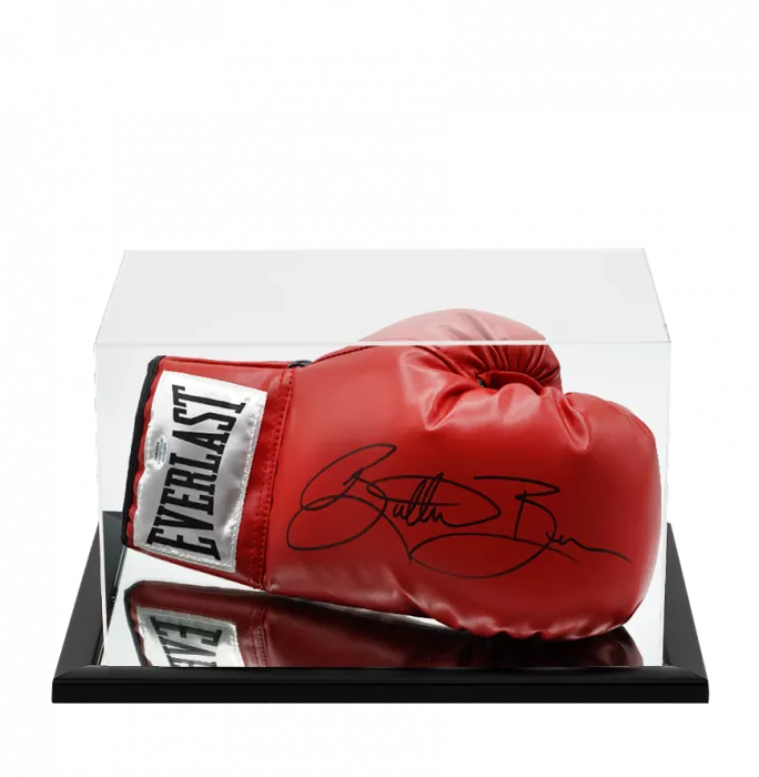 Eric 'Butterbean' Esch Signed Everlast Red Boxing Glove In Acrylic Case