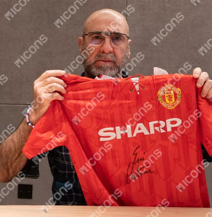 Eric Cantona Front Signed Manchester United 1994 Home Shirt
