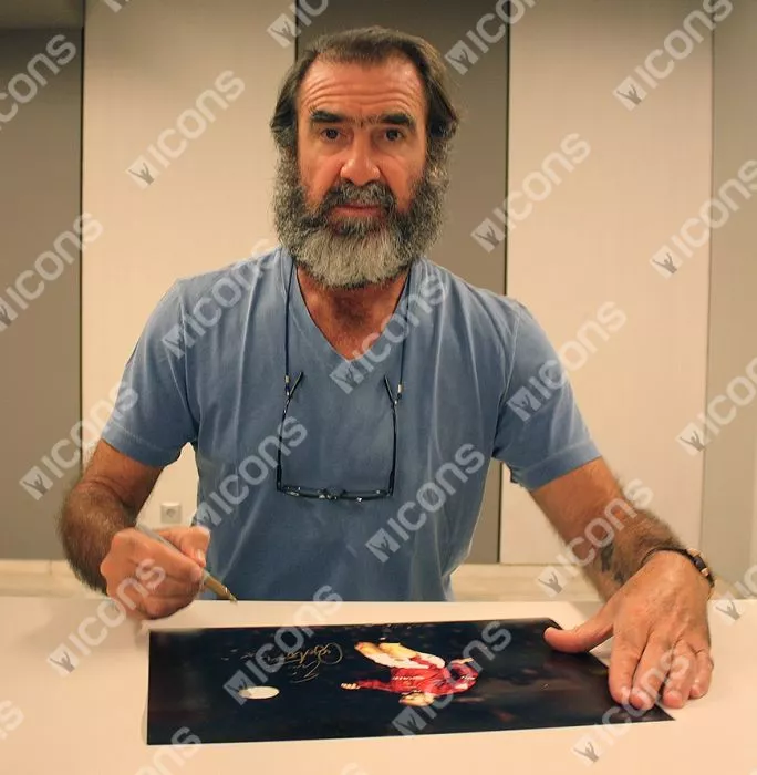 Eric Cantona Signed And Framed Manchester United Photo: Iconic Chip Goal Vs Sunderland