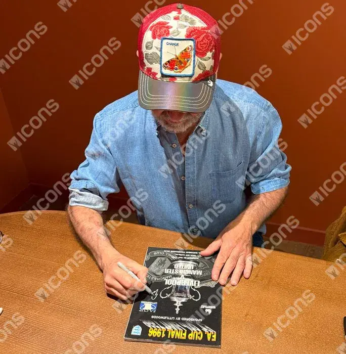 Eric Cantona Signed And Framed Programme: 1996 FA Cup Final