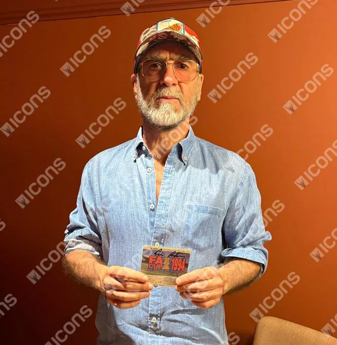 Eric Cantona Signed And Framed Ticket: 1994 FA Cup Final