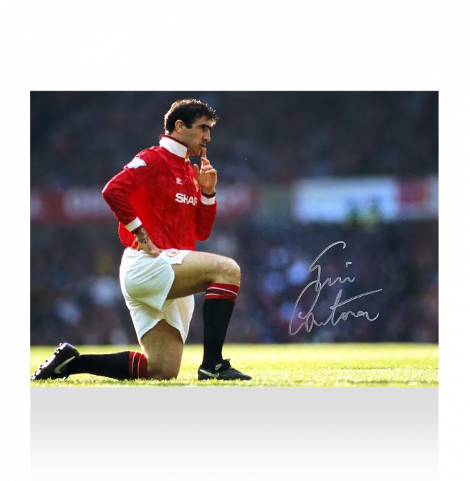 Eric Cantona Signed Manchester United Photo: The King of Manchester