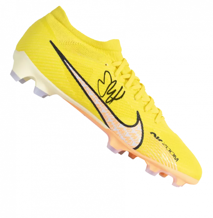 Erling Haaland Signed Yellow Nike Mercurial Superfly Boot