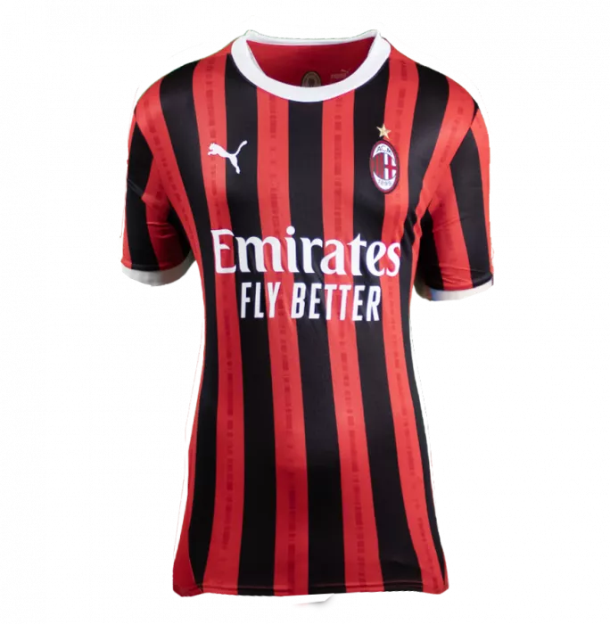 Filippo Inzaghi Official AC Milan Back Signed And Framed 2024-25 Home Shirt