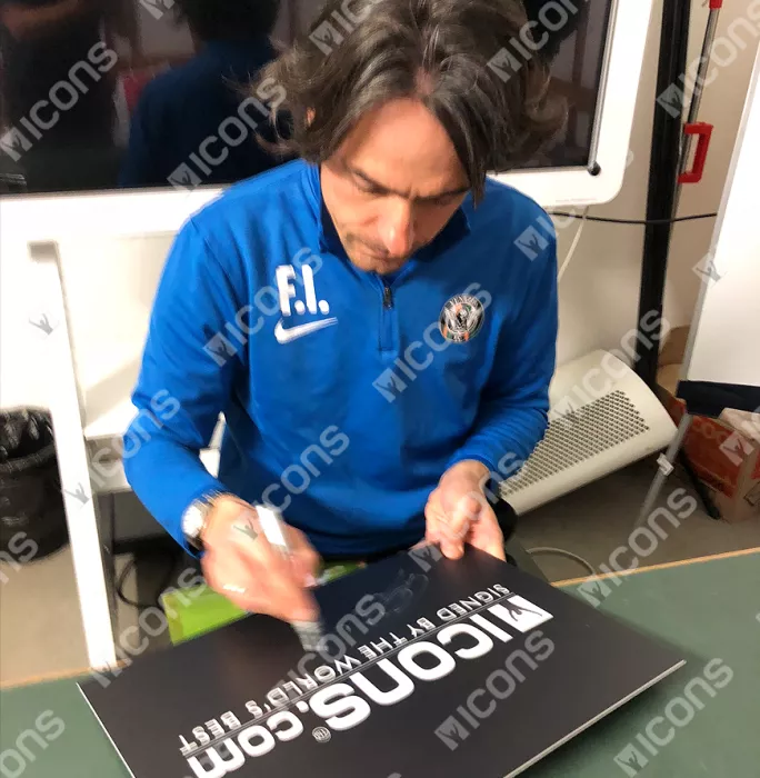 Filippo Inzaghi Signed Adidas Fevernova Football