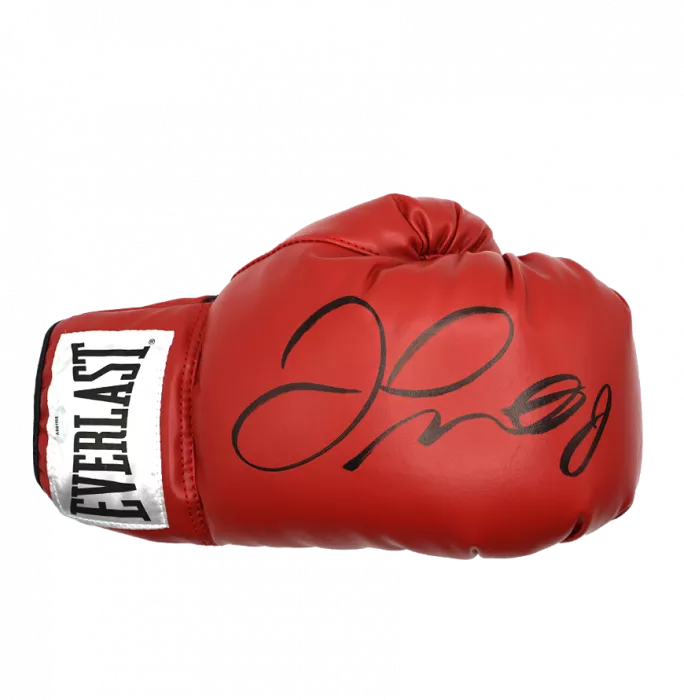 Floyd Mayweather Jr. Signed Everlast Red Boxing Glove In Deluxe Packaging