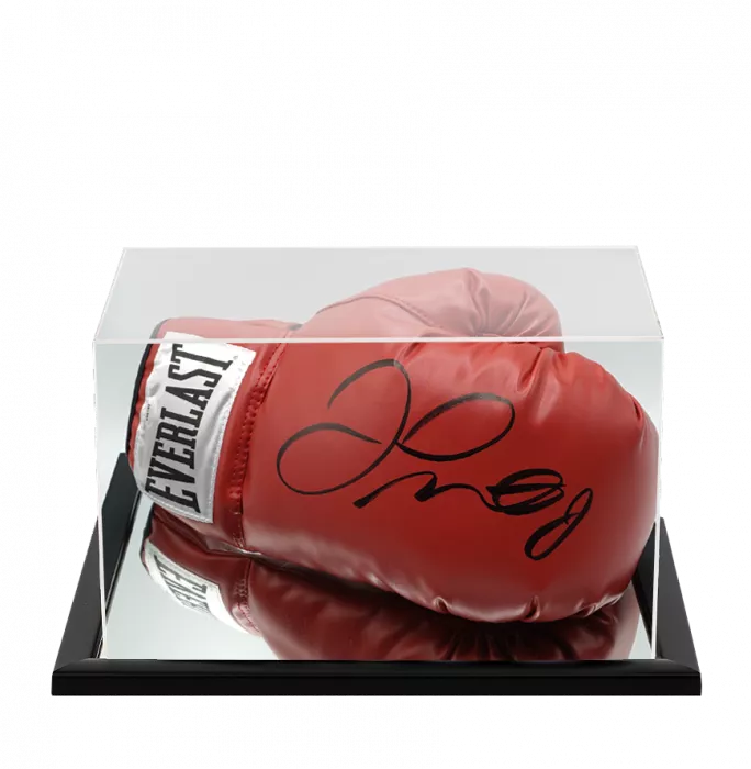 Floyd Mayweather Jr. Signed Everlast Red Boxing Glove In Acrylic Case