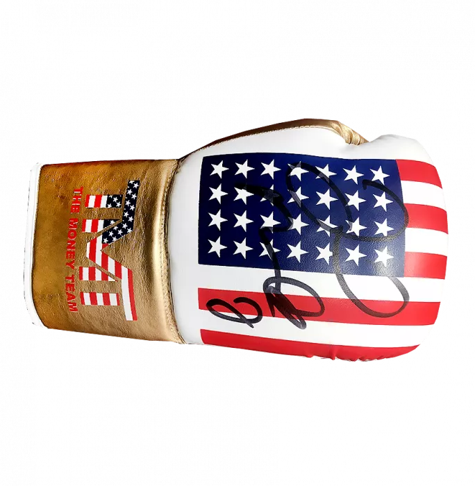Floyd Mayweather Signed Gold USA Legends Glove