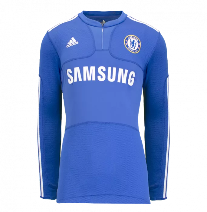 Frank Lampard Back Signed Chelsea 2009-10 Home Shirt With Official Velvet Numbers