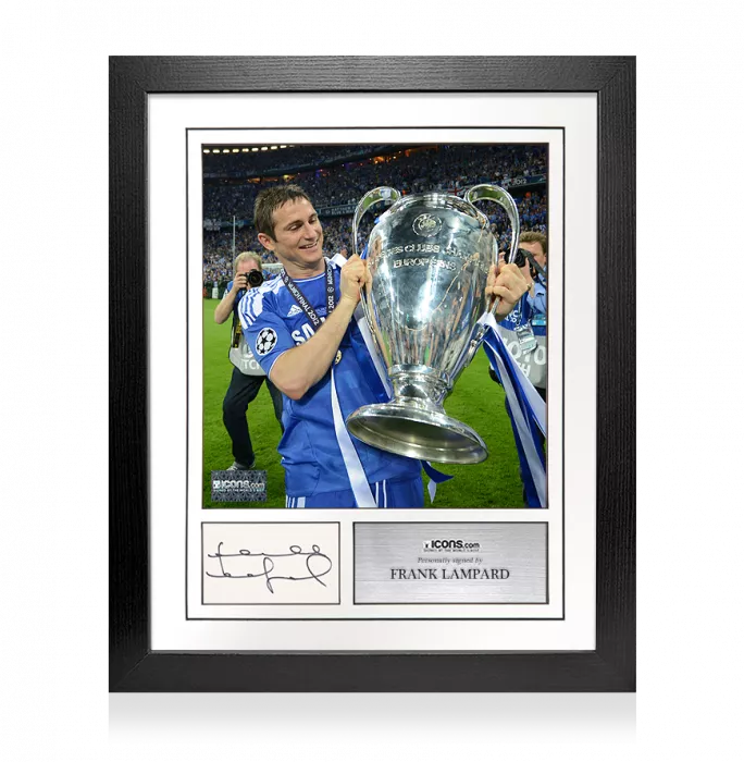 Frank Lampard Signed Card And Chelsea Photo Frame – Option 2