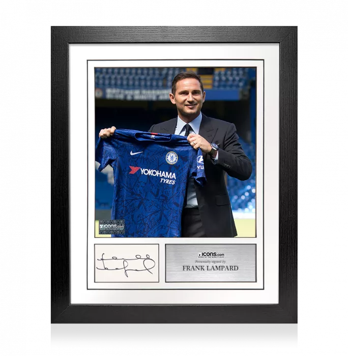 Frank Lampard Signed Card And Chelsea Photo Frame – Option 1