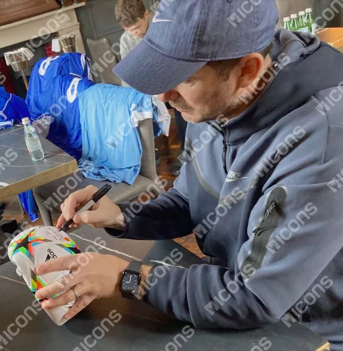 Frank Lampard Signed UEFA Champions League Football