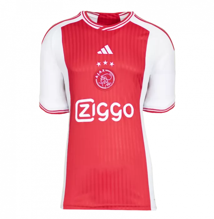 Frank Rijkaard Back Signed Ajax 2023-24 Home Shirt