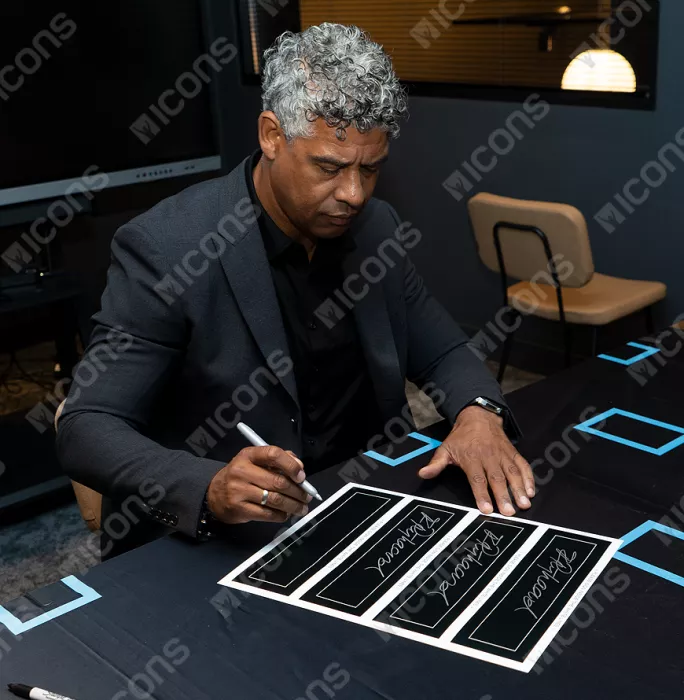 Frank Rijkaard Signed Plaque And Photo Frame: Ajax Icon