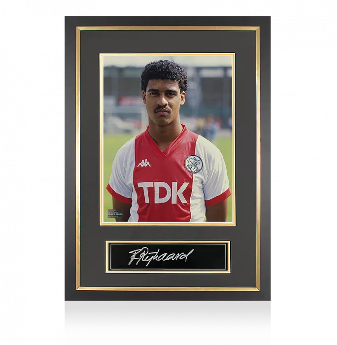 Frank Rijkaard Signed Plaque And Photo Frame: Ajax Icon