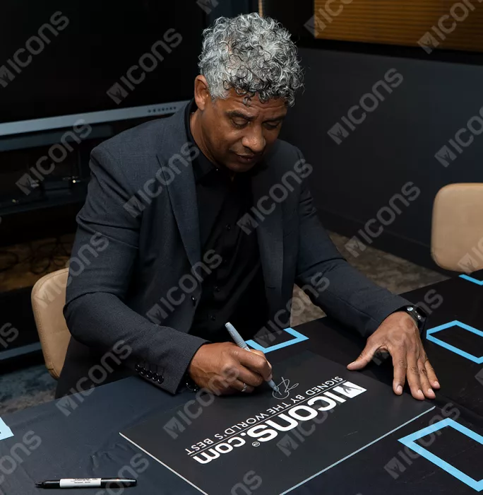Frank Rijkaard Signed Plaque And Photo Frame: UEFA EURO 1988 Winner