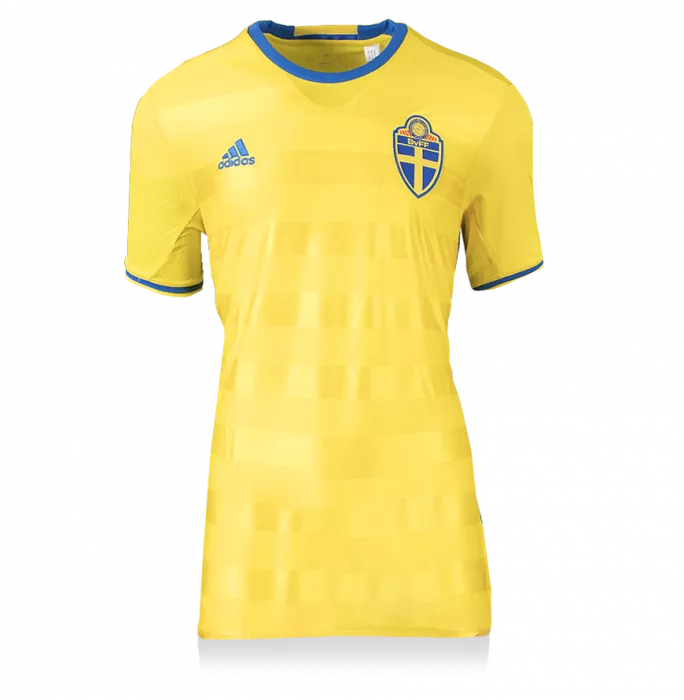 Freddie Ljungberg Back Signed Sweden Home Shirt In Classic Frame