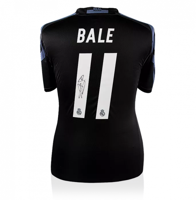 Gareth Bale Back Signed Real Madrid 2016-17 Away Shirt