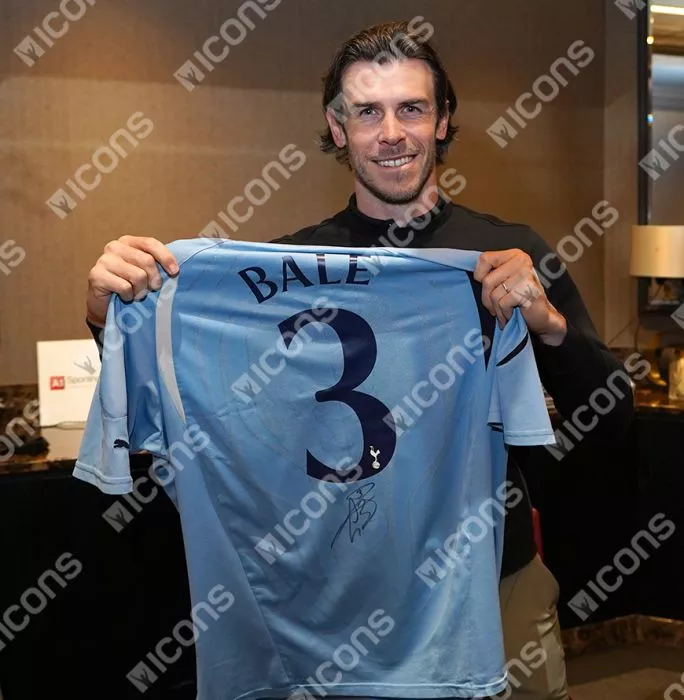 Gareth Bale Back Signed Tottenham Hotspur 2010-11 Away Shirt