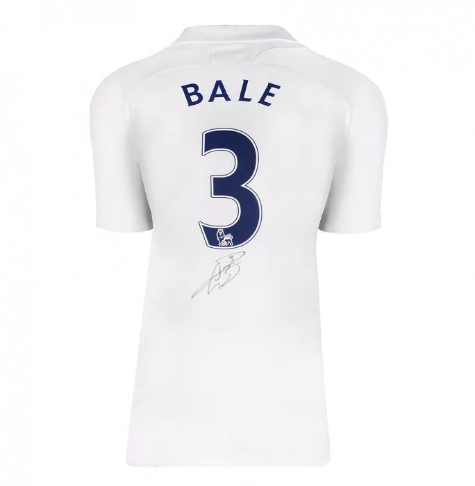 Gareth Bale Back Signed Tottenham Hotspur 2011-12 Home Shirt In Classic Frame