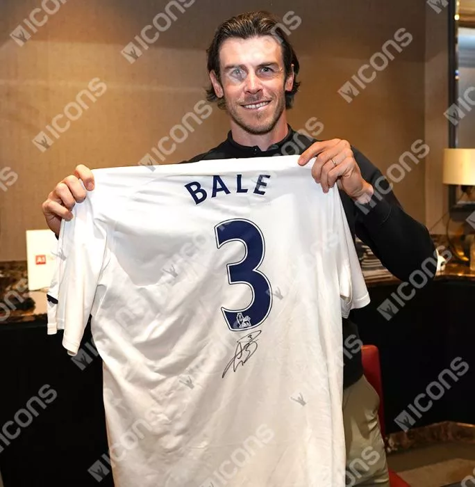 Gareth Bale Back Signed Tottenham Hotspur 2011-12 Home Shirt