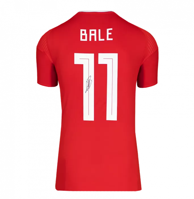Gareth Bale Back Signed Wales 2016 Home Shirt In Classic Frame