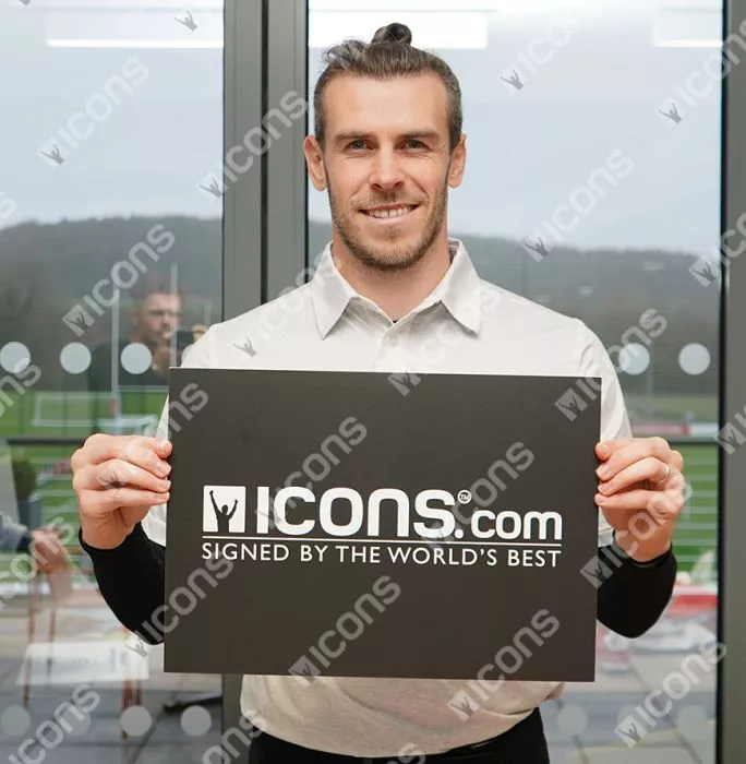 Gareth Bale Back Signed Wales 2018-19 Home Shirt In Classic Frame