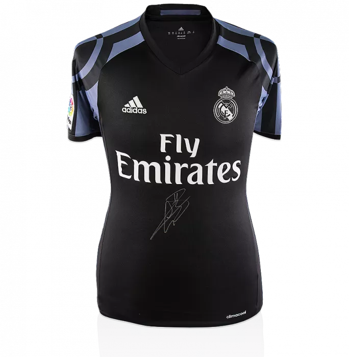 Gareth Bale Front Signed Real Madrid 2016-17 Away Shirt