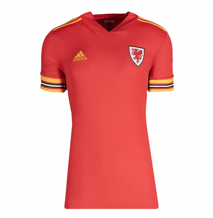 Gareth Bale Official FIFA World Cup™ Back Signed And Framed Wales 2020-21 Home Shirt