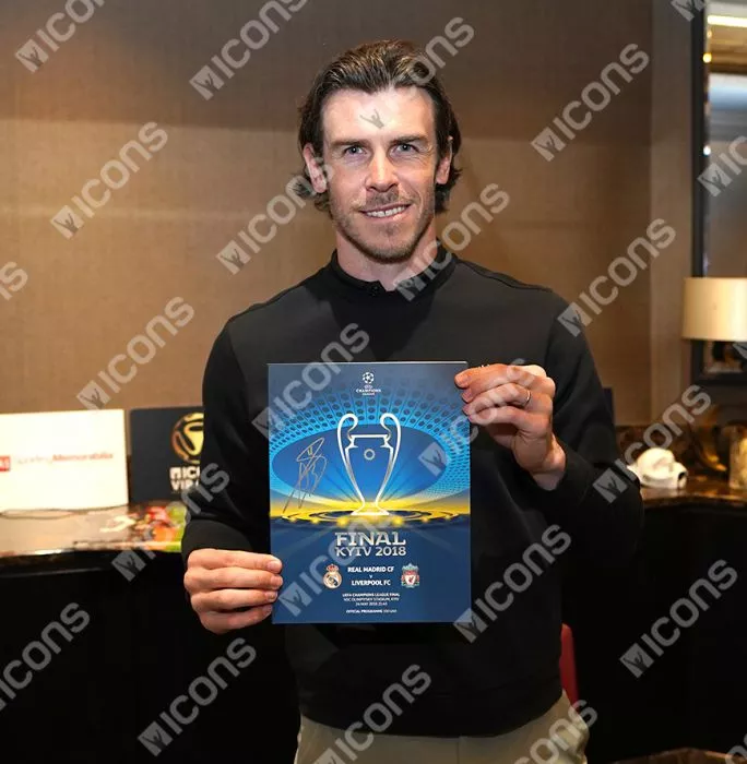 Gareth Bale Signed 2018 UEFA Champions League Final Programme