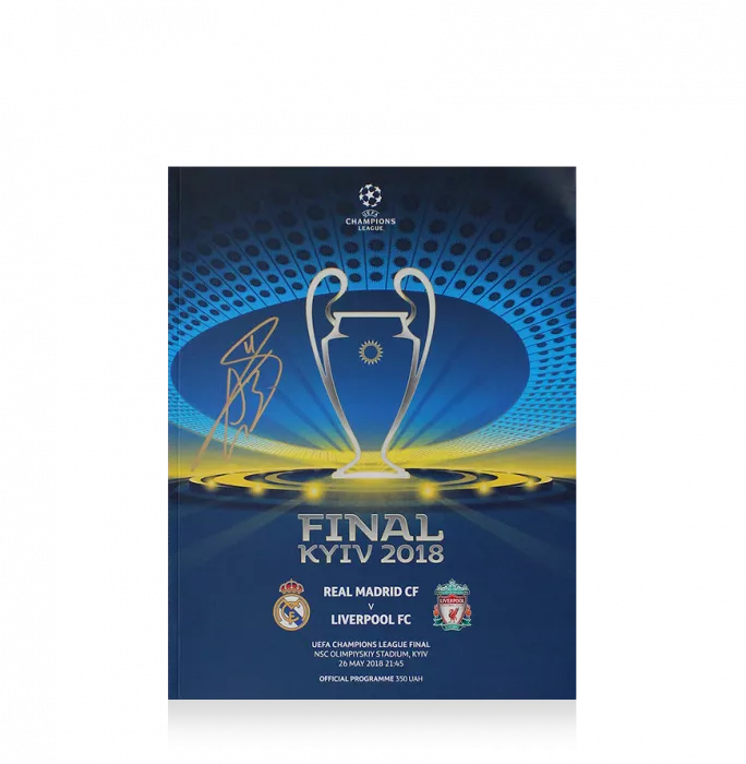 Gareth Bale Signed 2018 UEFA Champions League Final Programme