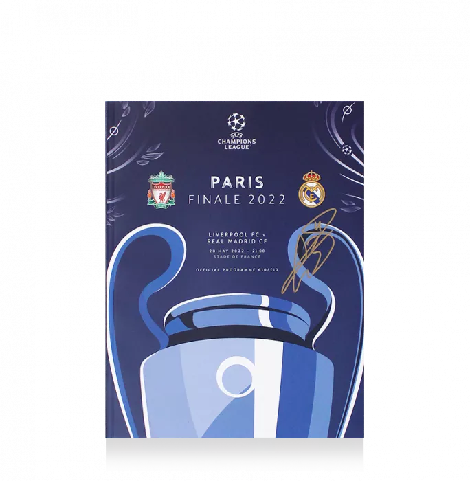 Gareth Bale Signed And Framed Programme: 2022 UEFA Champions League Final