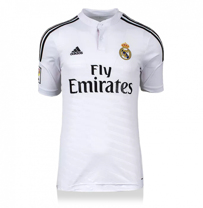 Gareth Bale Signed Real Madrid 2014-15 Home Shirt With Fan Style Numbers In Classic Frame